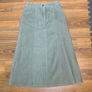 J. Jill Corduroy 37” Skirt Size 6